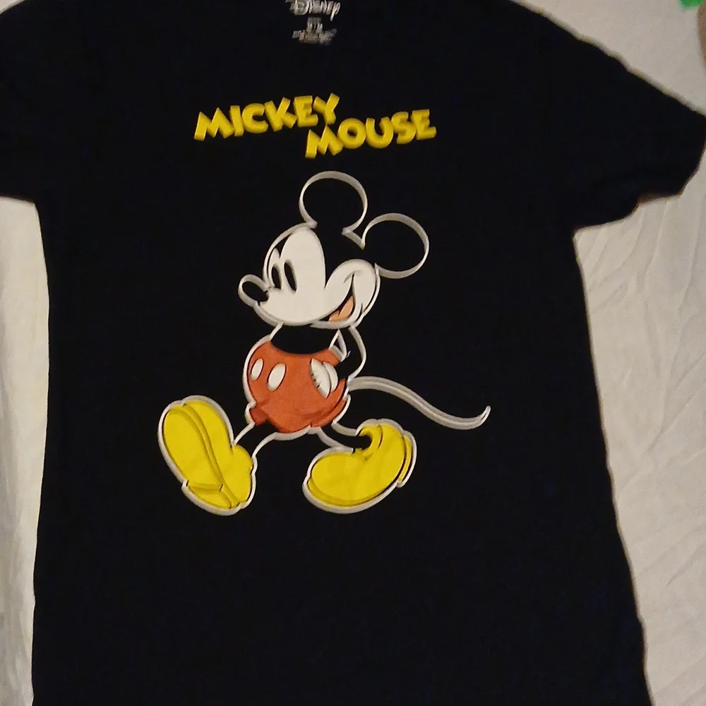 Disney Mickey Mouse Black T-Shirt - Picture 3 of 3
